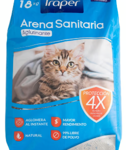 Traper Arena Sanitaria Aglutinante 18 Kg